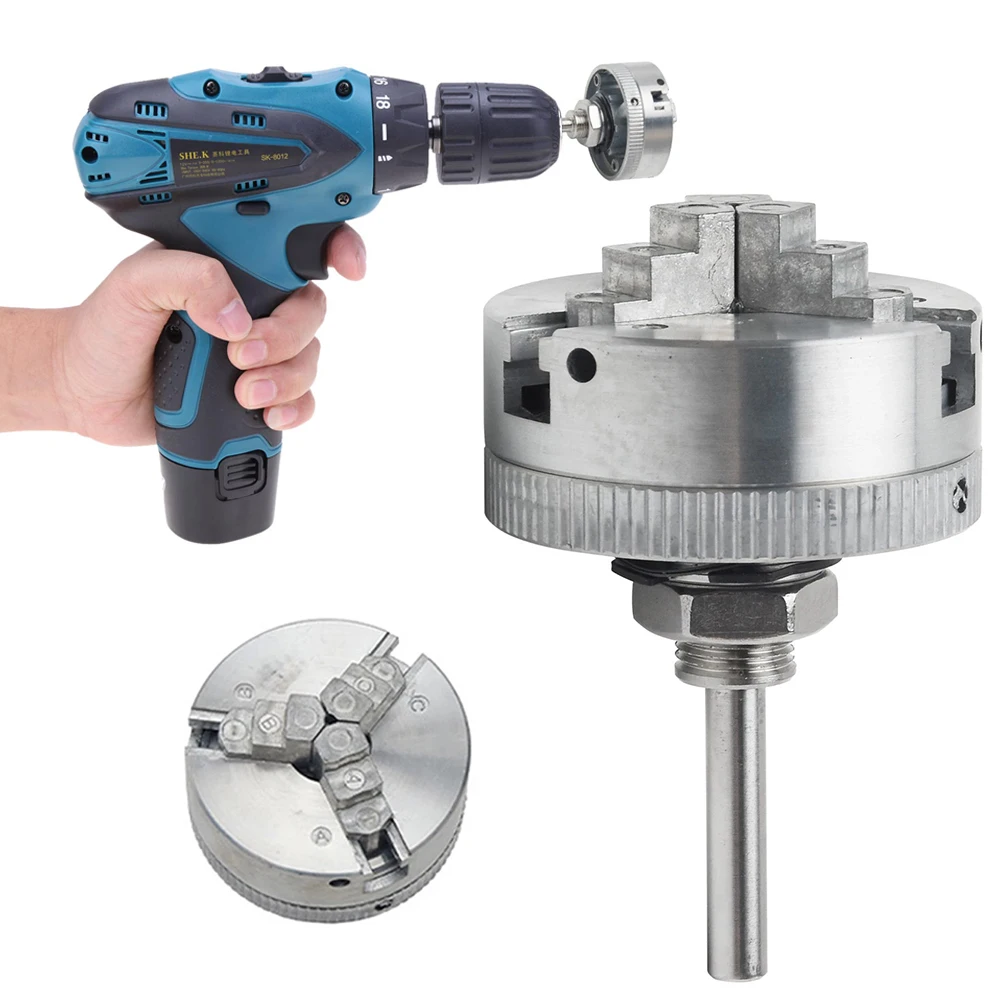 Z011 High  Steel Mini Drill Chuck  3 Jaws Manual Lathe Chuck Clamp Jaw M... - $5,327.96 MXN