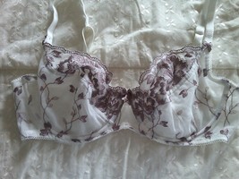 TU pretty embroidered  underwired bra uk 38D  usa 38C   euro 85D   franc... - £10.50 GBP