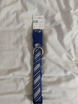  Good2Go Dog Collar - L/XL - 16-26 Blue Stripes Brand New - $12.18