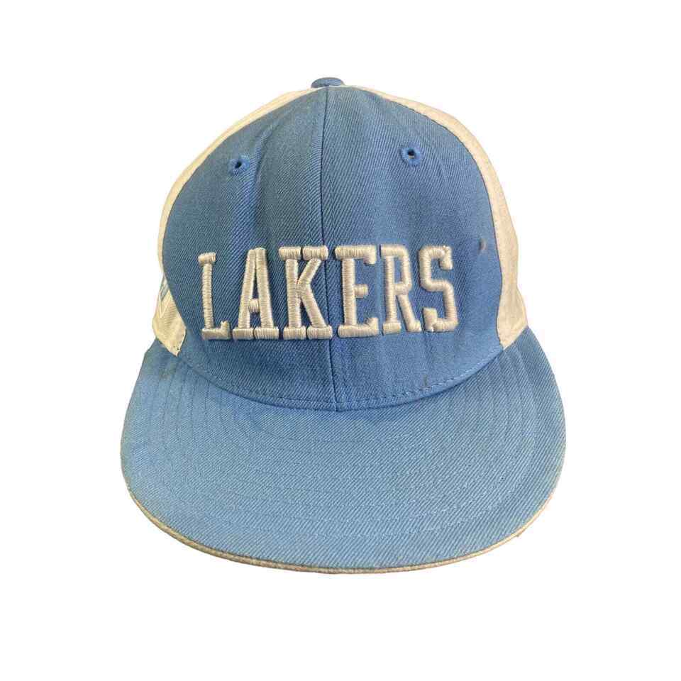 Los Angeles Lakers Wool Fitted Hat Cap Mens Cap 7-5/8 Era 1959-60 NBA Reebok - $20.04