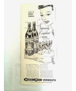 1941 Ad Martini &amp; Rossi Vermouth Insist on America&#39;s Favorite Vermouth - $184.10 MXN