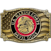United States Marines These Colors Dont Run Belt Buckle - £34.50 GBP