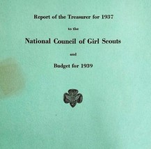 National Council Of Girl Scouts 1937 Report Of The Treasurer 1939 Budget... - $562.22 MXN