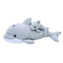 WILD REPUBLIC Mom and Baby Dolphin, Stuffed Animal, 14 inches, Gift for Kids, Pl - £40.33 GBP