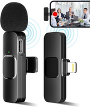 Pqrqp Wireless Microphone For Iphone Ipad, Mini Microphone, Wireless, Ti... - £33.17 GBP