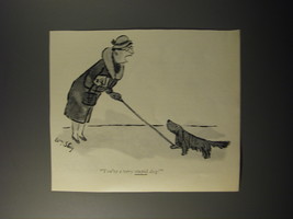 1953 Cartoon by William Steig - You&#39;re a very stupid dog - £14.78 GBP