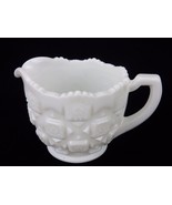 Vintage Westmoreland Cream Pitcher, Old Quilt Design, 3.5&quot; x 4&quot; Milk Glass  - $17.35 CAD