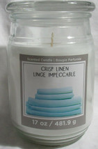 Ashland Scented Candle NEW 17 oz Large Jar Single Wick Summer CRISP LINEN - £15.64 GBP