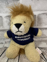 It's All Greek to Me Bloomsburg University t-shirt terrycloth lion beanbag plush - $9.89