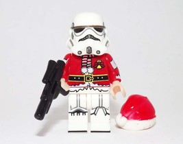Stormtrooper Santa Christmas Lego Compatible Minifigure Building Bricks Ship Fro - £9.57 GBP