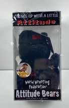 Vintage WWF Attitude Bear Main Event Smack Down Hotel THE ROCK Edition 1999 - £8.22 GBP