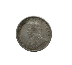 Puro de Plata George V Rey Emperador Una Rupia India 1916 Antiguo Moneda - $143.42