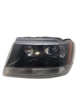Driver Headlight Smoke Tint Dark Background Fits 02-04 GRAND CHEROKEE 385797 - £49.82 GBP