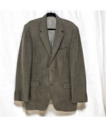 Vintage Weatherproof Sport Coat Blazer Men&#39;s 44 Chest Green 2 Button Cor... - $28.04