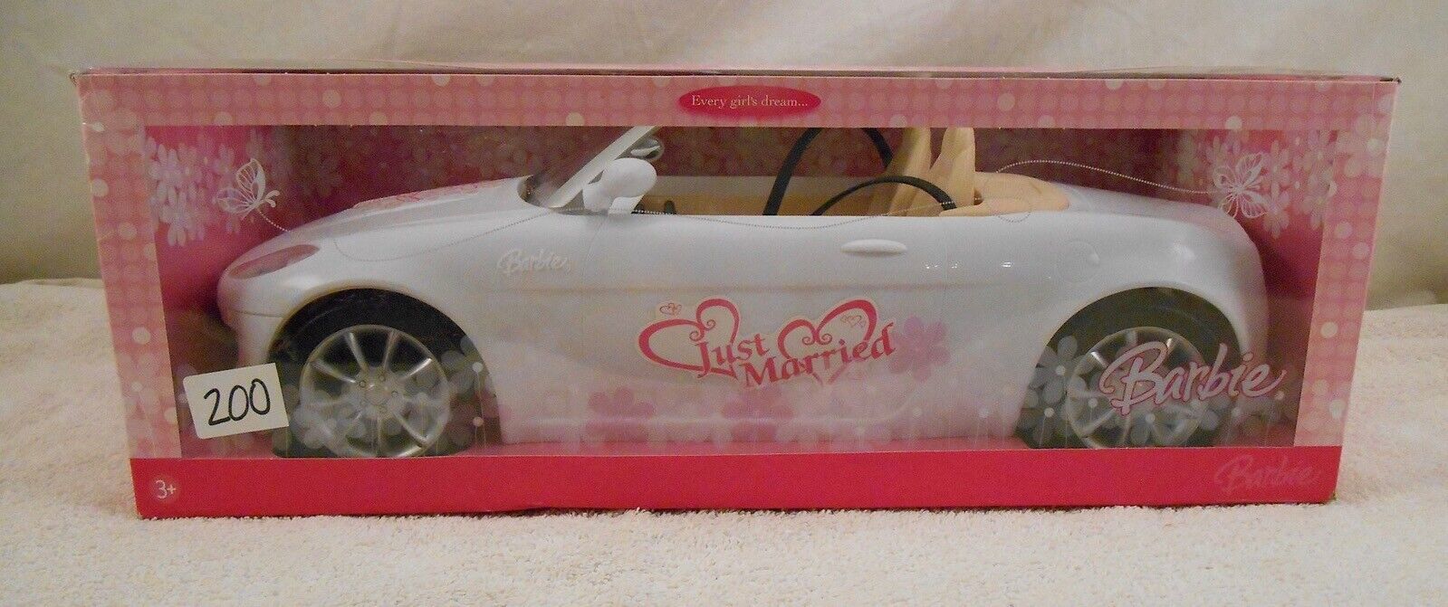 2006 Mattel Barbie Just Married Wedding Car Convertible Vehicle ( NEW ) L3831 - $186.19