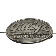 Gilley&#39;s Belt Buckle Worlds Largest Nightclub Texas Pre-Owned Vintage - $69.29