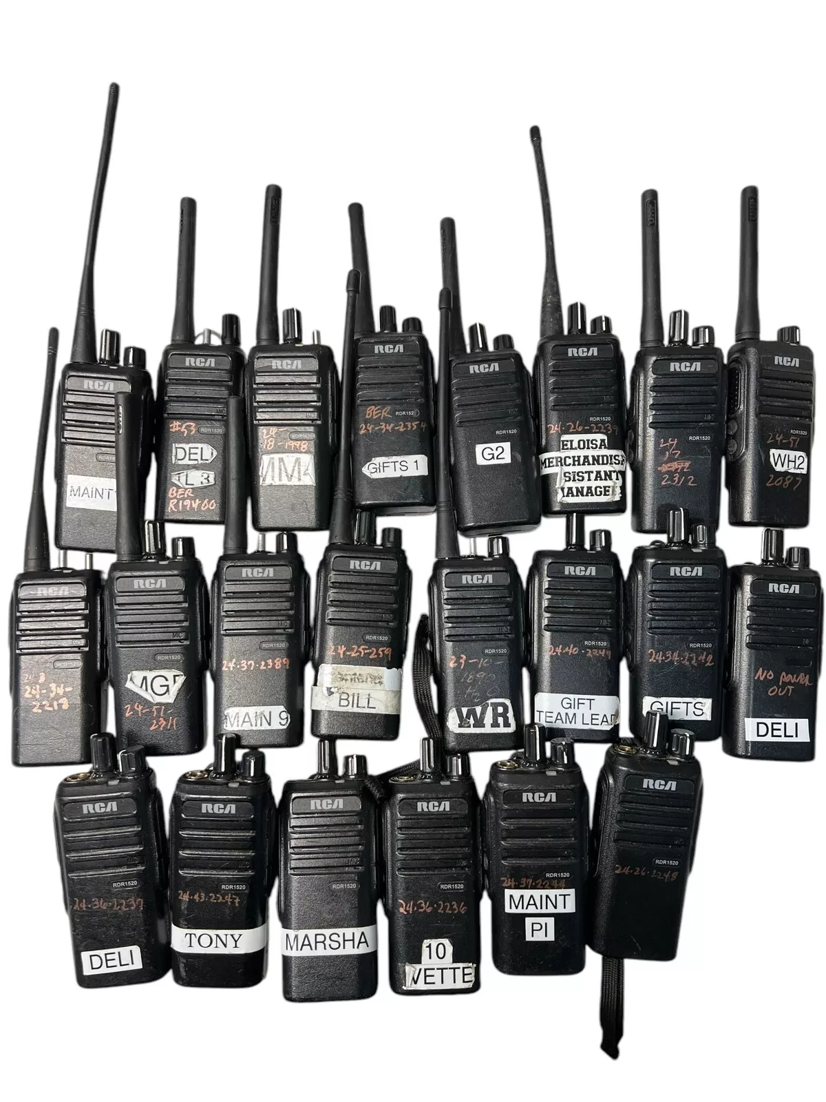 22 RCA RDR1520 - 2 WAY RADIO/WALKIE TALKIE - $399.99