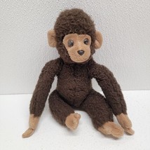 Vintage 1980 Gund Plush Monkey Brown Tan 10&quot; Ape Gorilla - Read - $24.65