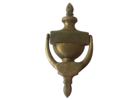 Door Knocker Brass Solid 7.5&quot; x 3.5&quot; Engravable Classic Design Vintage - £19.92 GBP