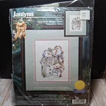 1998 Janlynn Counted Cross Stitch Kit Snowman AND BABY MAKES THREE 80-41... - $12.95