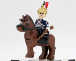 Custom Mini-figure Brown Horse Napoleonic Wars Dutch Dragoon régiment SU... - £4.77 GBP