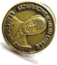 10K Gold Neck Tie Pin McAir Achievement Leadership Award Tack Lapel EMB COT - $252.43