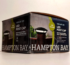 Hampton Bay 62944 Low Voltage 50lm Outdoor Integrated LED Post Light Matte Black - £19.57 GBP