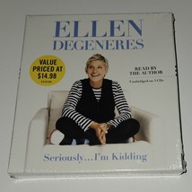 NEW Ellen Degeneres Seriously I&#39;m Kidding Unabridged Audio Book 3 CDs SE... - £7.71 GBP