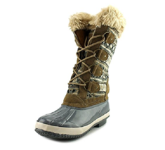 Khombu Melanie Women Round Toe Synthetic Gray Winter Boots, Size 6 - £32.62 GBP