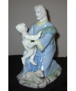 PORCELAIN CHRIST JESUS WITH CHILD &amp; LAMB  - €20,31 EUR