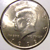 1995-D Kennedy Half Dollar - Uncirculated - £2.39 GBP