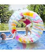 Joliyoou Water Wheel Pool Float, 47&quot; Inflatable Roller Float for Kids, G... - $1,316.79 MXN