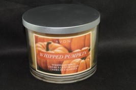 Avon (New) Whipped Pumpkin - Lt Yellow - 3 Wick - 11 Oz. Candle In Glass Jar - $24.02