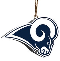 NFL Los Angeles LA Rams 3D Logo Christmas Tree Ornament NEW In Package - £10.00 GBP