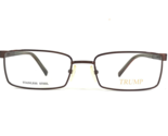 Donald Trump Eyeglasses Frames DT 32-1 Brown Rectangular Full Wire Rim 5... - $30.63