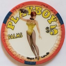 $5 Palms Playboy Club Don Lewis Litd Edtn 3000 Las Vegas Casino Chip vintage - £11.76 GBP