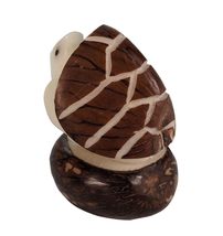 Terrapin Trading 1 x Fair Trade Ecuador Tagua Carving | Vegan Ivory | TURTLE ON  - £23.56 GBP