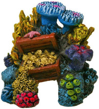 Exotic Environments Lost Treasure Reef Aquarium Ornament - £6.25 GBP
