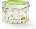 Long Lasting Pure White Sage Candle - 6 Oz - 35 Hour Burn Time | Organic... - $19.24