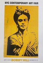 Frida Kahlo Nyc Art Fair Offset Litografia Poster Messicano Donna Poster Art - £163.92 GBP