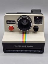 VTG Polaroid Land Camera OneStep, Rainbow Stripe w/Strap (SX-70 Film) - WORKING  - £37.22 GBP