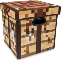 Minecraft Crafting Table 13-Inch Storage Bin Chest With Lid |, Video Game Gifts. - £36.84 GBP