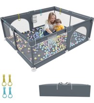 Extra Large Baby Playpen, Play Pens for Babies and Toddlers (71×59x26inch) - $125.76