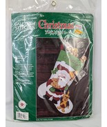 Bucilla Gallery of Stitches Felt Stocking A Salute to Christmas Sealed - $17.95