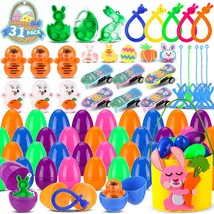 31PACKS Easter Basket Stuffers Prefilled Easter Eggs with Toys Bulk Prizes Toy f - £24.67 GBP