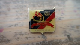 Vintage 1992 Olympics Albertville ICE HOCKEY Pin - £23.72 GBP