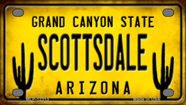 Arizona Scottsdale Novelty Mini Metal License Plate Tag - £11.75 GBP