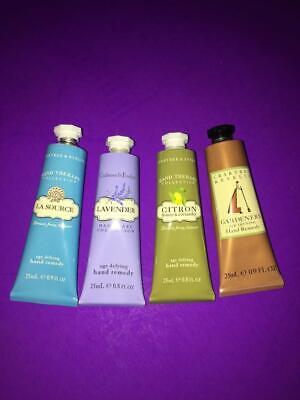 CRABTREE EVELYN LAVENDER CITRON GARDENRS LA SOURCE MOISTURIZE HAND THERA... - $6.92+
