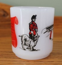 Vtg Glasbake Milk Glass Fort Henry Upper Canada Military Memorabilia Coffee Mug - £11.18 GBP