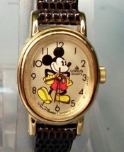Disney Oval Lorus Seiko Ladies Mickey Mouse Watch! New! Out of Productio... - £199.70 GBP